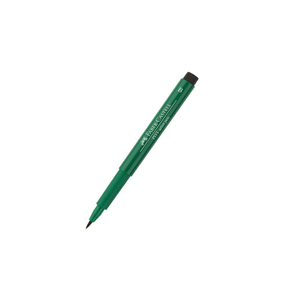 Faber-Castell Art & Graphic Pitt Artist Pen Brush India Ink Pen, Black, Single Pitt Pen, For Art, Craft, Drawing, Sketching, Home, School, University, Colouring