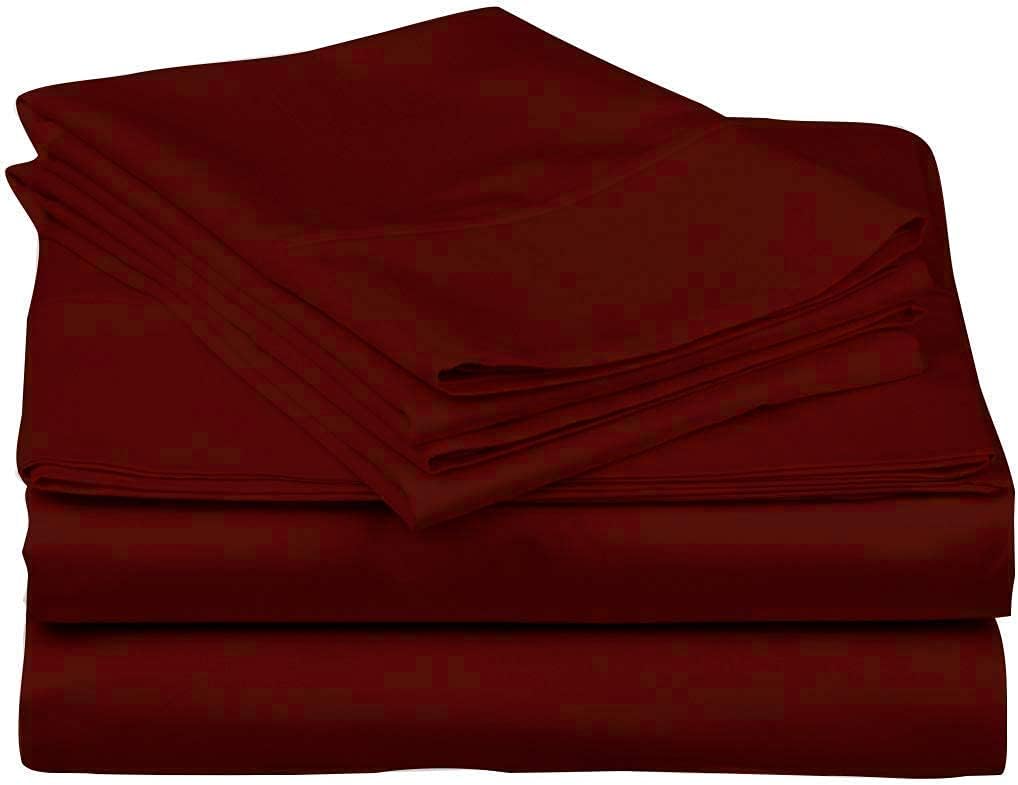 Split Head California King Sheets Sets for Adjustable Beds - 100% Egyptian Cotton 800TC Split Head Flex Top 18" Deep Pocket - 34" Top Split Cal-King, White Solid
