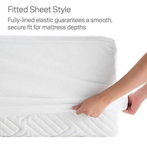 Queen Size Pure Egyptian Cotton Bed Sheets Set, 800 Thread Count Silver Solid (6 PC) Bedding and PillowCases – Egyptian Cotton Sheets Queen Size Bed - Sateen Sheets - 18” Deep Pocket Sheets