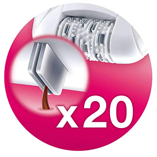 Braun Silk-épil 3 Women's Epilator, Electric Hair Removal, White/Purple (Packaging May Vary)
