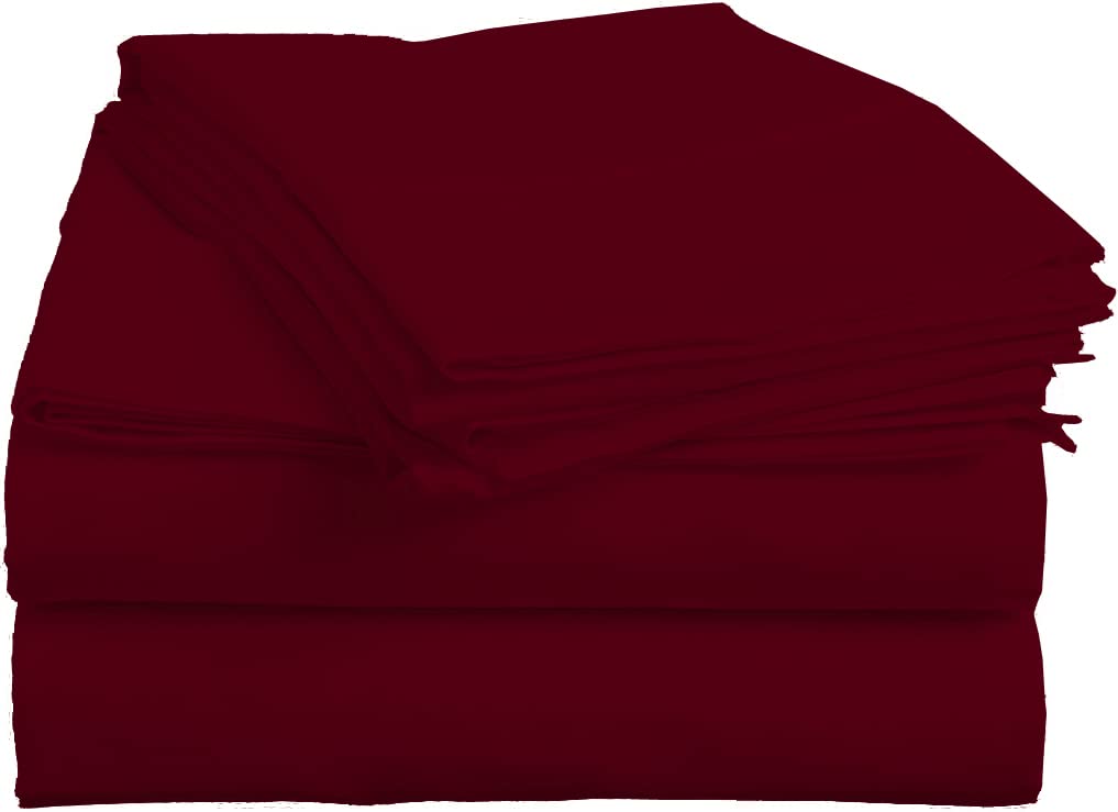 Split Head Flex King Sheets Sets for Adjustable Beds, Top Split King Sheet Set 4 Pcs, 800TC 100% Egyptian Cotton 18" Inch Deep Pocket - Split Down 34 inches from The Top, Navy Blue Stripe
