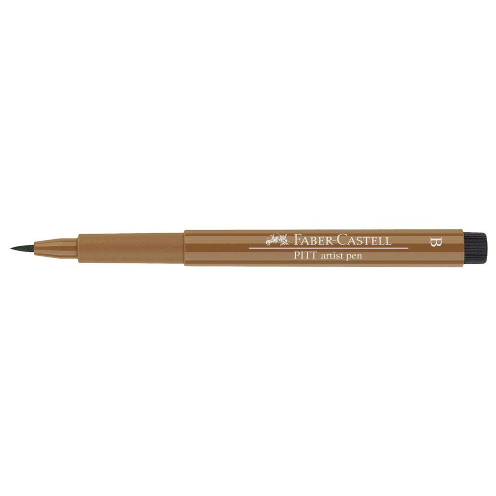 Faber-Castell Art & Graphic Pitt Artist Pen Brush India Ink Pen, Black, Single Pitt Pen, For Art, Craft, Drawing, Sketching, Home, School, University, Colouring