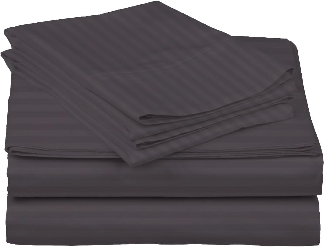 Split Head California King Sheets Sets for Adjustable Beds - 100% Egyptian Cotton 800TC Split Head Flex Top 18" Deep Pocket - 34" Top Split Cal-King, White Solid