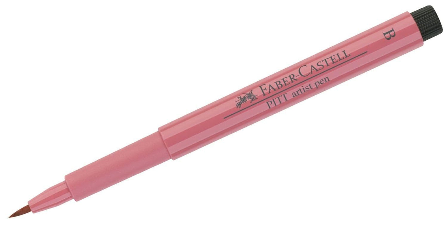 Faber-Castell Art & Graphic Pitt Artist Pen Brush India Ink Pen, Black, Single Pitt Pen, For Art, Craft, Drawing, Sketching, Home, School, University, Colouring