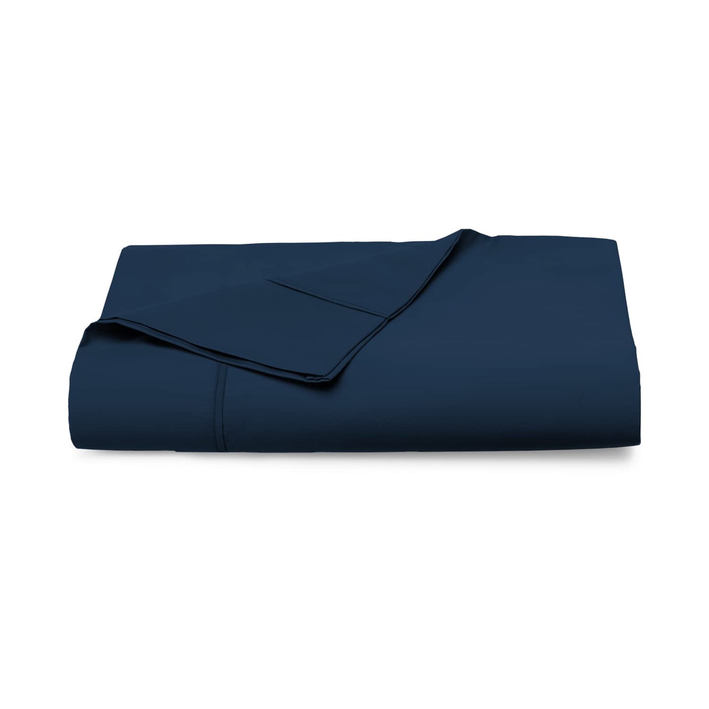 Pizuna Pure 100% Cotton Flat Sheets Only Full Apricot Orange (1 PC), Luxurious 400 Thread Count Long Staple Cotton Sateen with 4" Hem (Combed Full Flat Sheet Only Cotton)