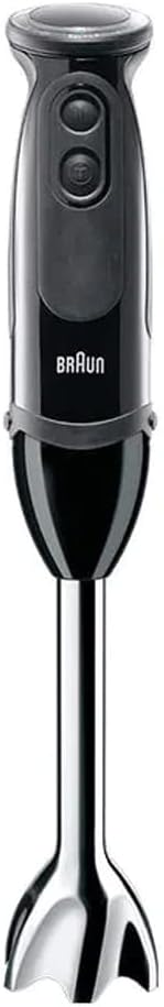 Braun Hand Blender MultiQuick 5 Vario, 1000 Watts, 1.5L Food Processor, 350 ml Chopper, Whisk, Beaker, Splash Control, PowerBell Plus technology, 21 speed wheel - MQ 5285