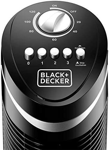 Black & Decker 60W Stand Fan 16 Inch Diameter, 90° Wide Swing 3 Speeds Plus Modes And 5AS Blade, For The Perfect Temperature FS1620-B5 2 Years Warranty