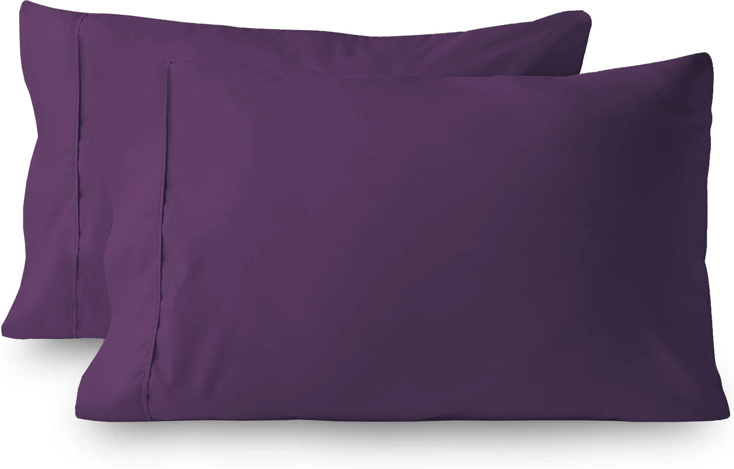 Split Top California King Sheets Split Head California King Sheets Sets for Adjustable Beds - 100% Egyptian Cotton 800TC Split Head Flex Top 18" Deep Pocket - 34" Top Split Cal-King, Plum Solid