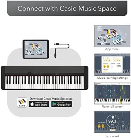 Casio Ct S1 Portable Piano Keyboard, Black