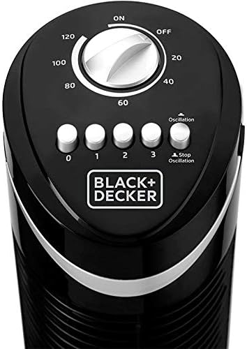 Black & Decker 60W Stand Fan 16 Inch Diameter, 90° Wide Swing 3 Speeds Plus Modes And 5AS Blade, For The Perfect Temperature FS1620-B5 2 Years Warranty