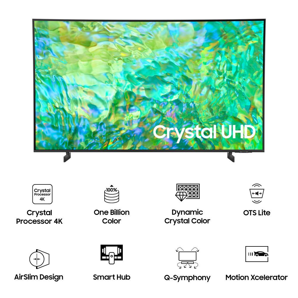 Samsung 109.22 cm (43 inch) UHD Smart LED TV 43CU8000