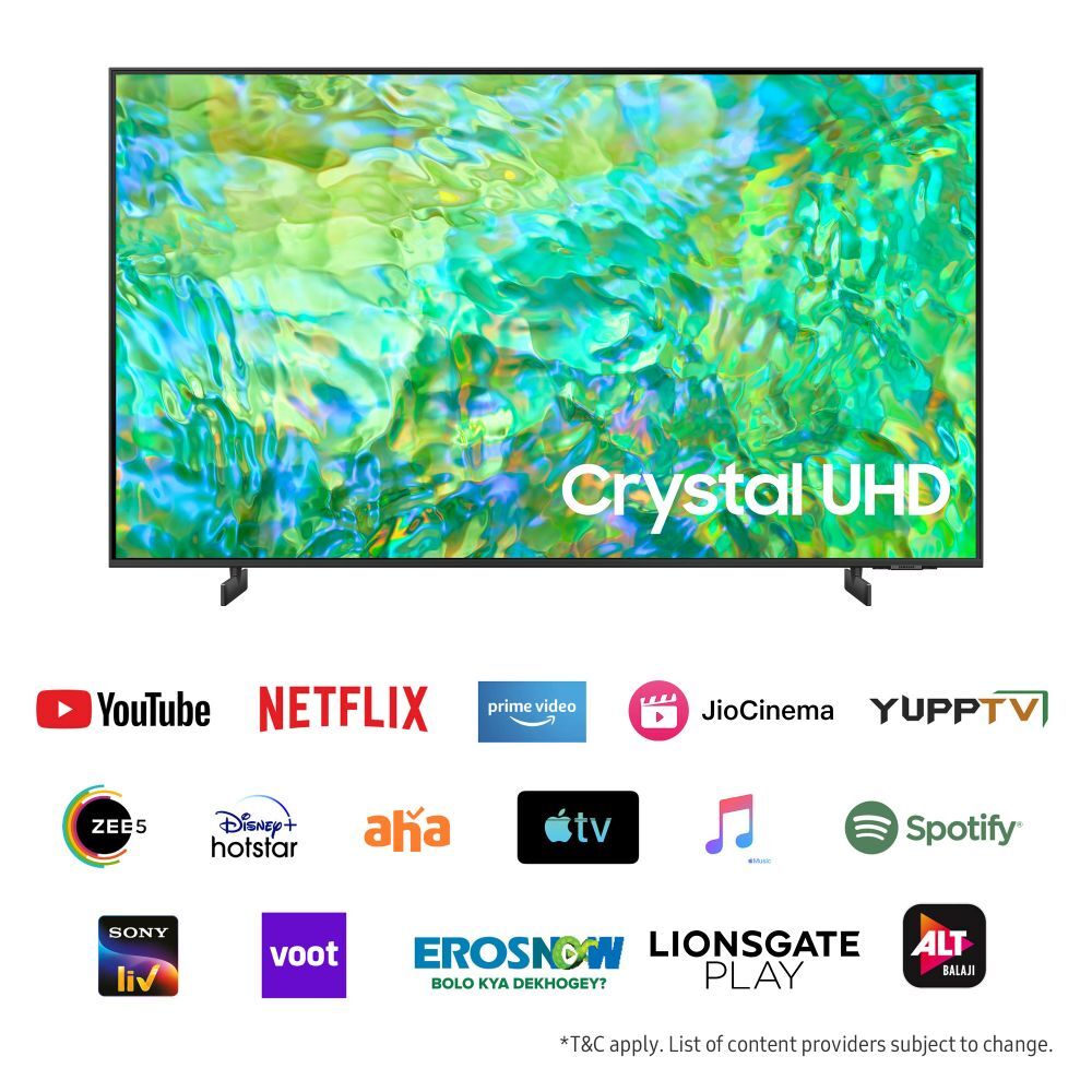 Samsung 127 cm (50 inch) UHD Smart LED TV 50CU8000