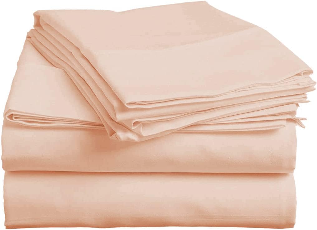 Split Head Flex King Sheets Sets for Adjustable Beds, Top Split King Sheet Set 4 Pcs, 800TC 100% Egyptian Cotton 18" Inch Deep Pocket - Split Down 34 inches from The Top, Navy Blue Stripe