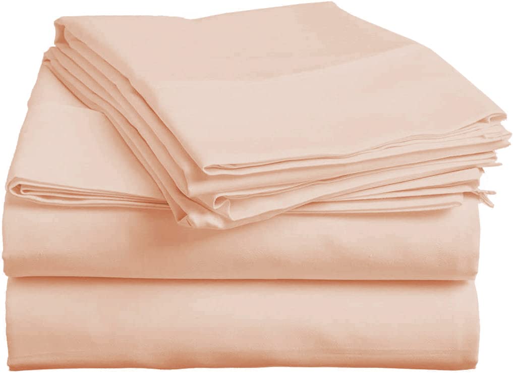 Split Head Flex King Sheets Sets for Adjustable Beds, Top Split King Sheet Set 4 Pcs, 800TC 100% Egyptian Cotton 18" Inch Deep Pocket - Split Down 34 inches from The Top, Navy Blue Stripe