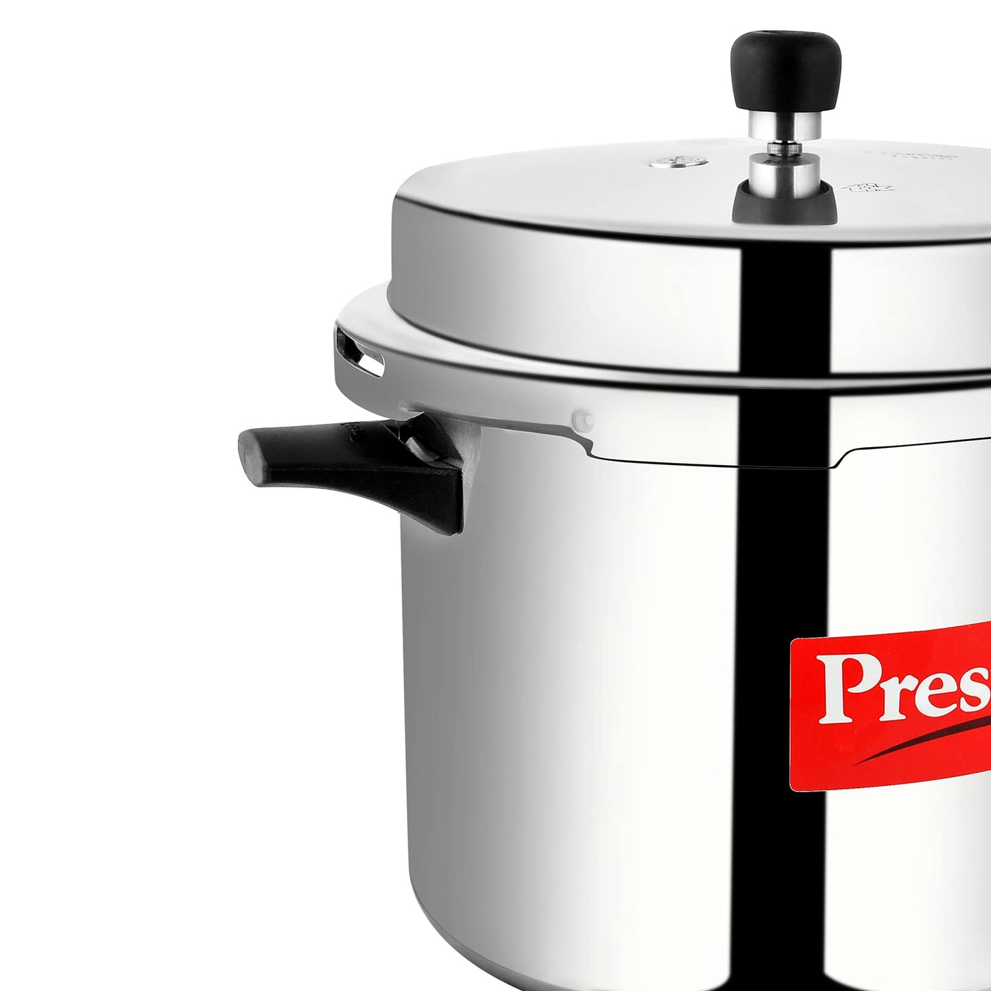 Prestige Popular Pressure Cooker | Aluminium Cooker with Lid 5 Ltr| Silver
