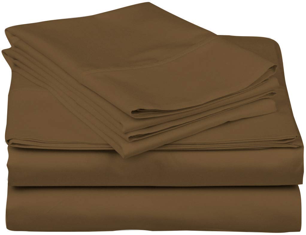 Split Top California King Sheets Split Head California King Sheets Sets for Adjustable Beds- 100% Egyptian Cotton 800TC Split Head Flex Top 18" Deep Pocket - 32" Top Split Cal-King, Light Blue Solid