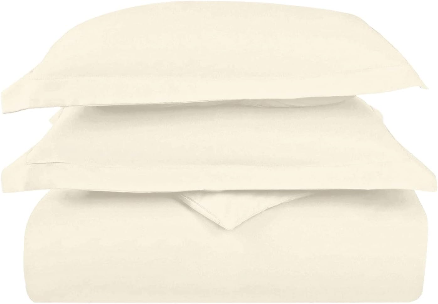 Pizuna Pure 100% Cotton Queen Duvet Cover Set, 600 Thread Count Long Staple Cotton Crisp Sateen Weave with Button Closure (Combed Simply Taupe Cotton Duvet Cover Queen)
