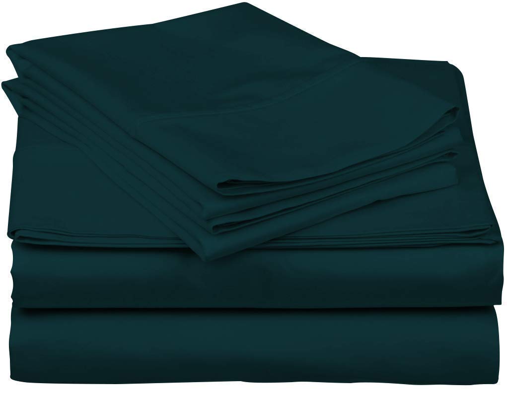Split Head California King Sheets Sets for Adjustable Beds - 100% Egyptian Cotton 800TC Split Head Flex Top 18" Deep Pocket - 34" Top Split Cal-King, White Solid