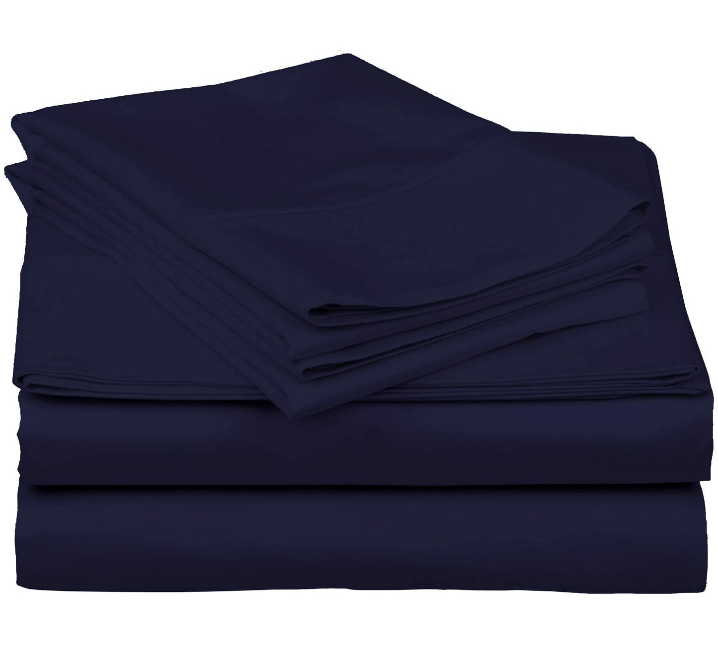 Queen Size Pure Egyptian Cotton Bed Sheets Set, 800 Thread Count Silver Solid (6 PC) Bedding and PillowCases – Egyptian Cotton Sheets Queen Size Bed - Sateen Sheets - 18” Deep Pocket Sheets