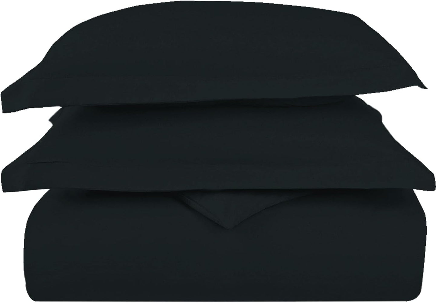 Pizuna Pure 100% Cotton King Duvet Cover Set, 1000 Thread Count Long Staple Cotton Thick Sateen Weave with Button Closure (Combed Baby Blue Cotton Duvet Cover King)
