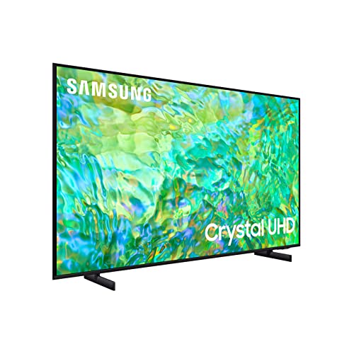 SAMSUNG Serie Crystal UHD de 65 pulgadas 4K CU8000 PurColor, seguimiento de objetos Sound Lite, Q-Symphony, Motion Xcelerator, Ultra delgado, control remoto solar, Smart TV con Alexa incorporado