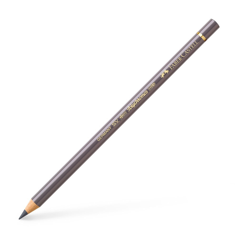 Faber-Castell Art & Graphic Polychromos Colour Pencil, (199), Black, for Art, Craft, Drawing, Sketching, Home, School, University, Colouring