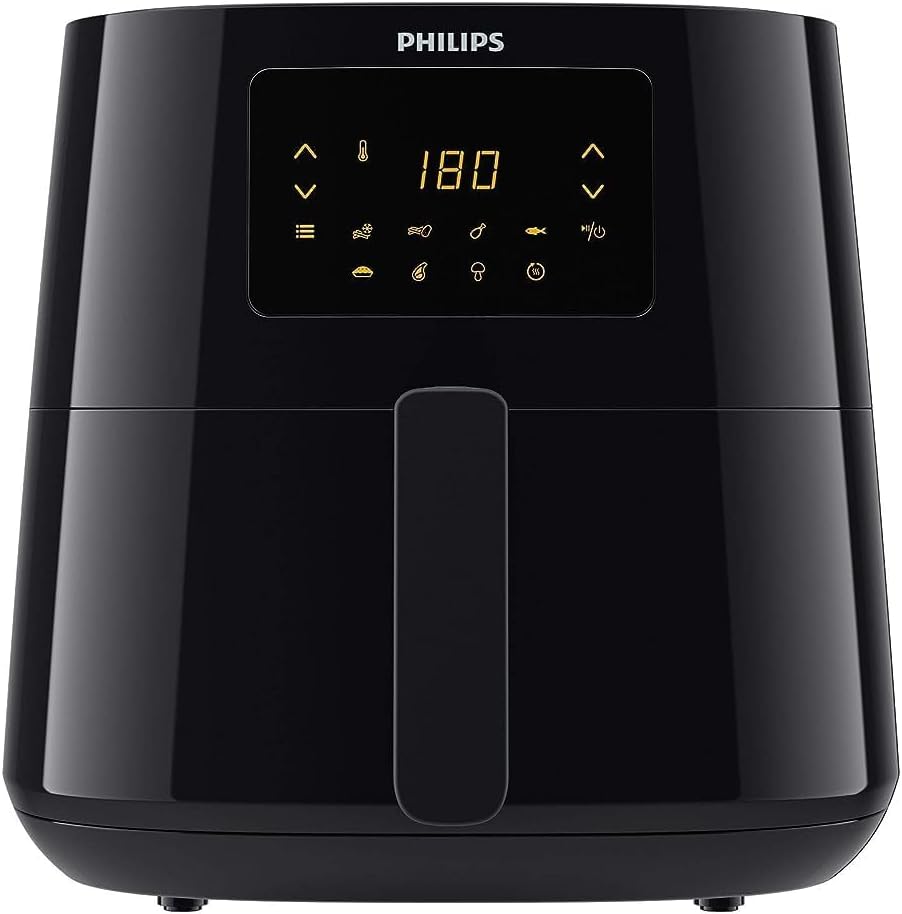 PHILIPS Essential XL Airfryer 2000W 6.2L, Digital, 7 presets, black body/blackhandle, 50hz HD9270/91., 1.2Kg- 2000W
