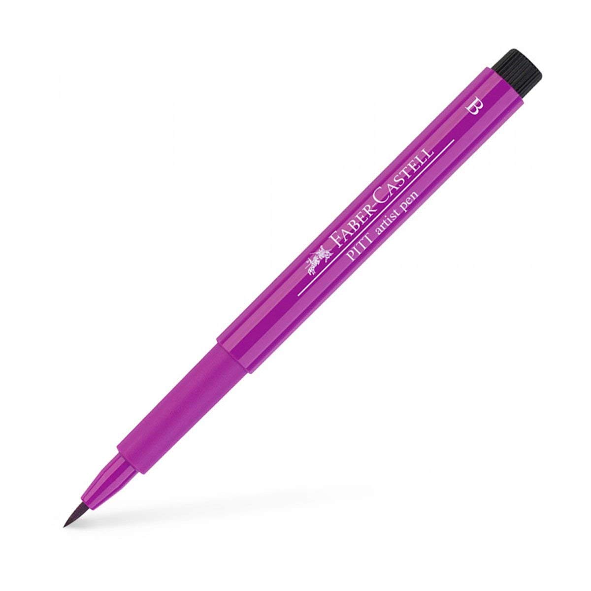 Faber-Castell Art & Graphic Pitt Artist Pen Brush India Ink Pen, Black, Single Pitt Pen, For Art, Craft, Drawing, Sketching, Home, School, University, Colouring