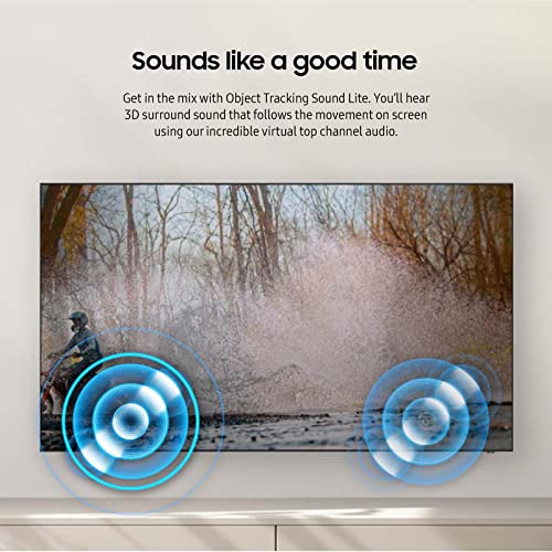 SAMSUNG 55-Inch Class Crystal UHD CU7000 Series PurColor, Object Tracking Sound Lite, Q-Symphony, 4K Upscaling, HDR, Gaming Hub, Smart TV with Alexa Built-in Smart TV (UN55CU7000, 2023 Model)
