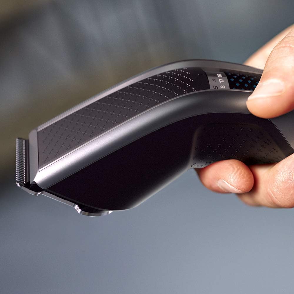 Philips Hc5630/13, Series 5000 Washable Hair Clipper, Grey/Black
