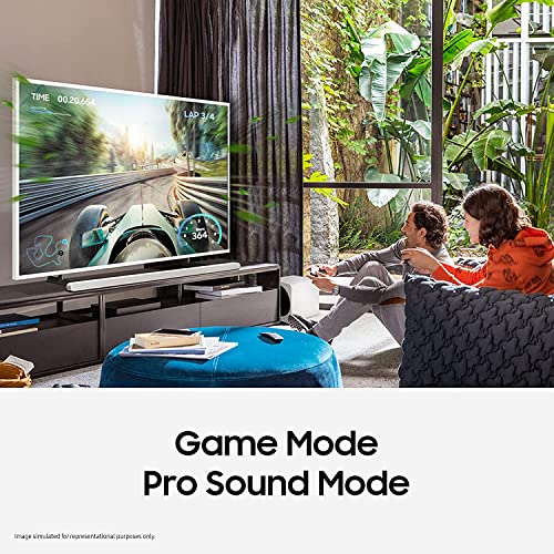 Samsung Q-Symphony soundbar (HW-Q700B) with 3 Channels, 1 subwoofer Channel, and 2 up-Firing Channels, Dolby True HD with Google & Alexa Smart Speaker (Black)