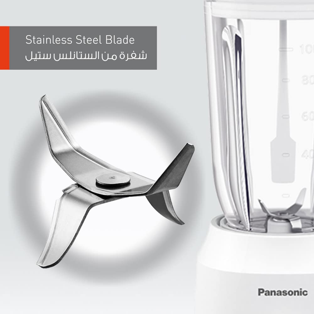 Panasonic - 400W Blender With 2 Mill - Mxex1021Wtz"Min 1 year manufacturer warranty"