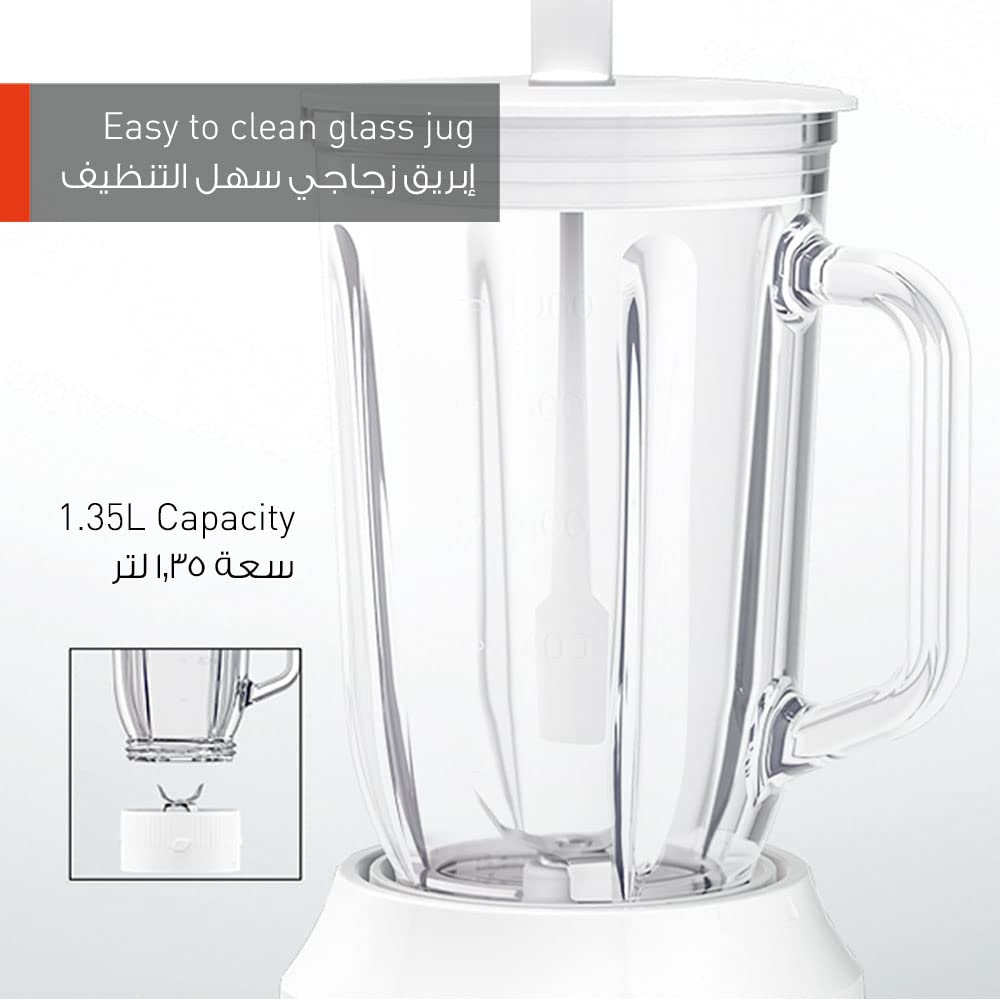 Panasonic - 400W Blender With 2 Mill - Mxex1021Wtz"Min 1 year manufacturer warranty"