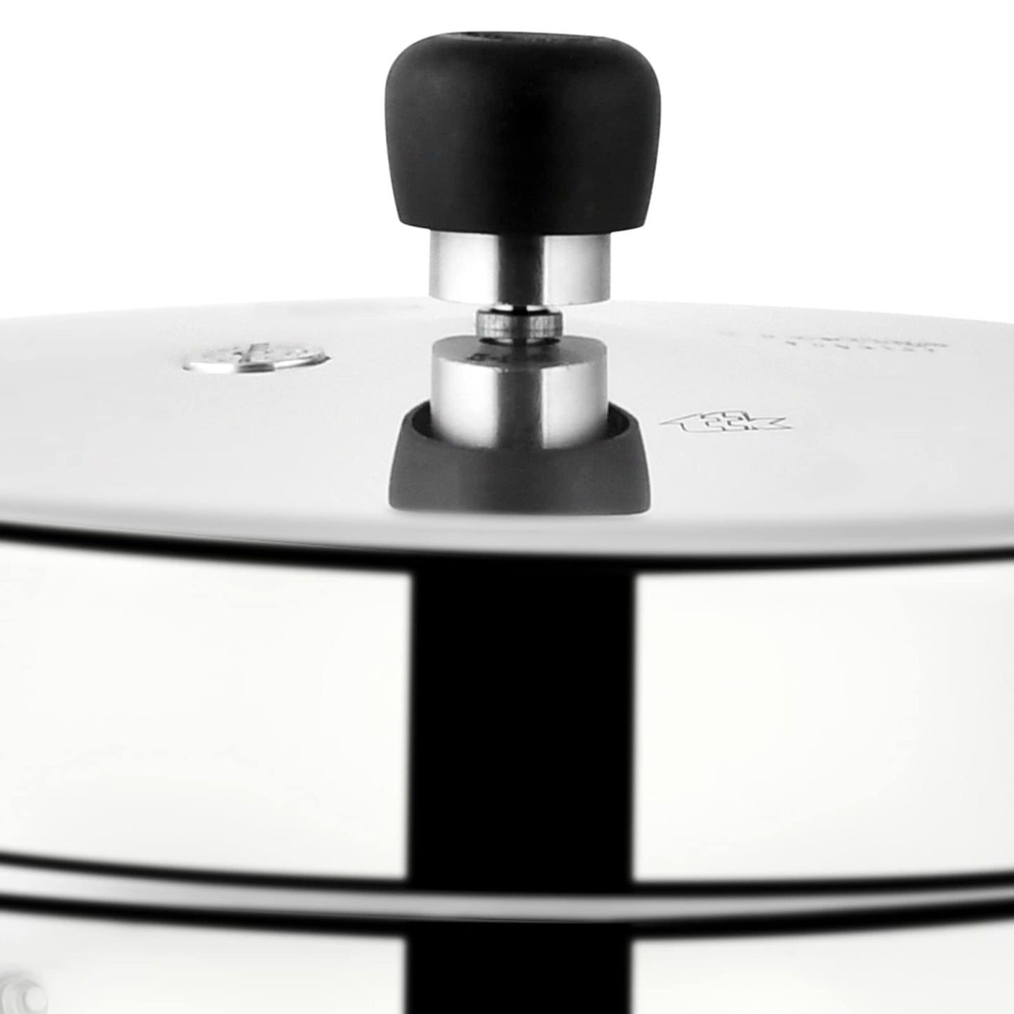 Prestige Popular Pressure Cooker | Aluminium Cooker with Lid 5 Ltr| Silver
