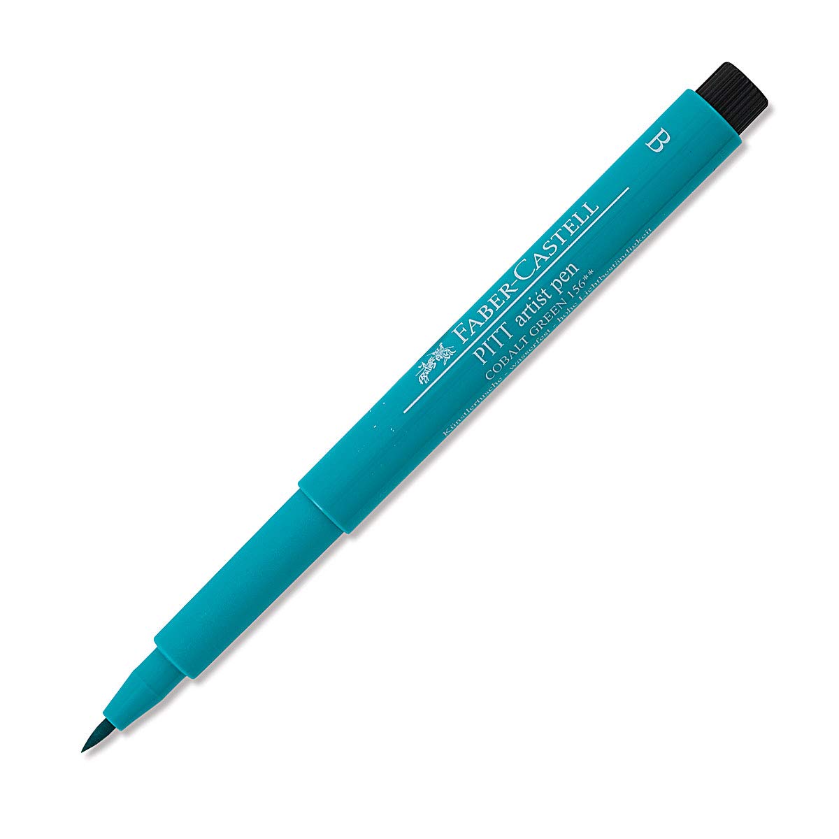 Faber-Castell Art & Graphic Pitt Artist Pen Brush India Ink Pen, Black, Single Pitt Pen, For Art, Craft, Drawing, Sketching, Home, School, University, Colouring