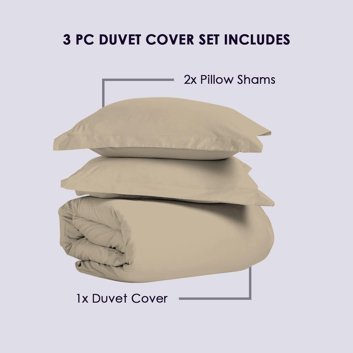 Pizuna Pure 100% Cotton Queen Duvet Cover Set, 800 Thread Count Long Staple Cotton Thick Sateen Weave with Button Closure (Combed Baby Blue Cotton Duvet Cover Queen)