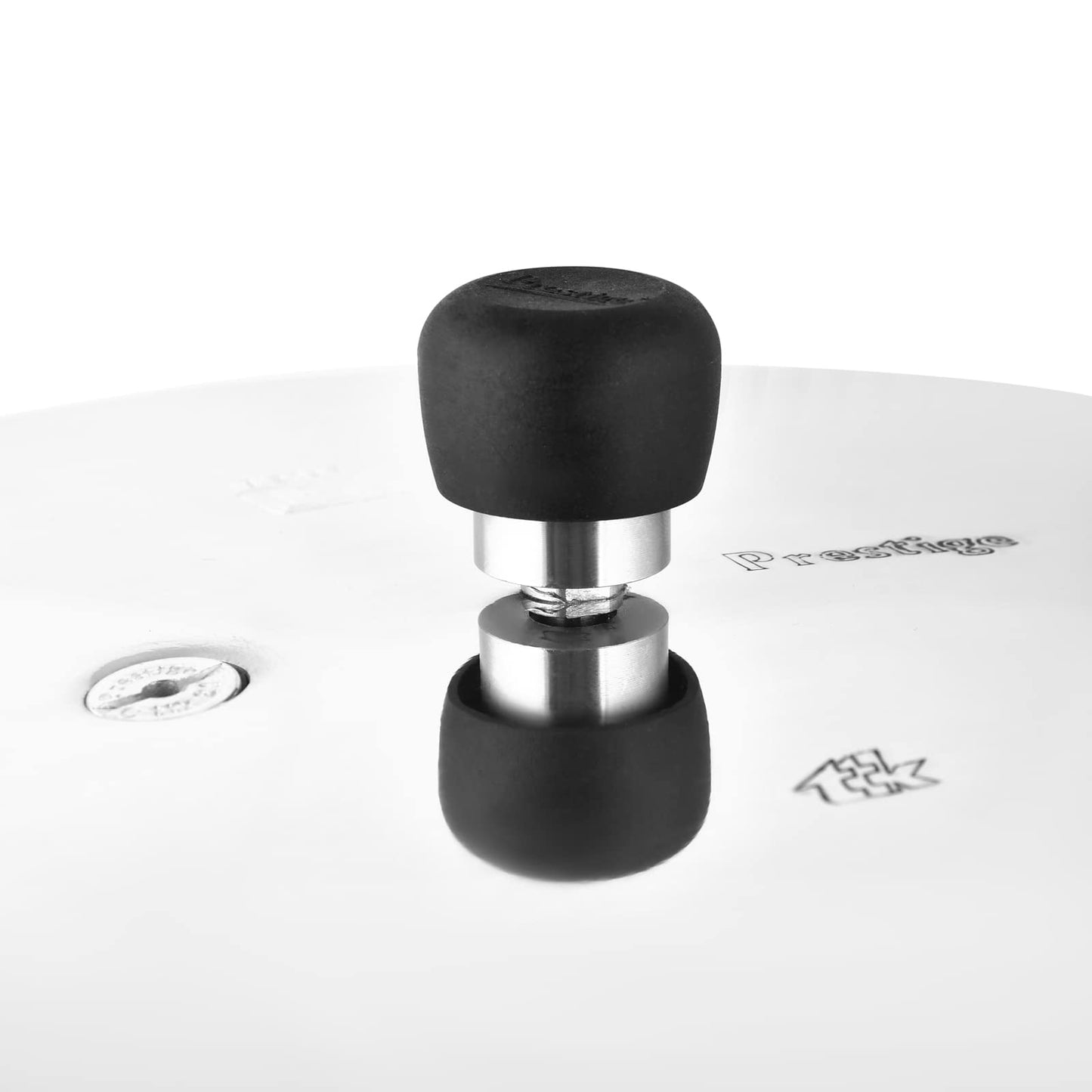 Prestige Popular Pressure Cooker | Aluminium Cooker with Lid 5 Ltr| Silver