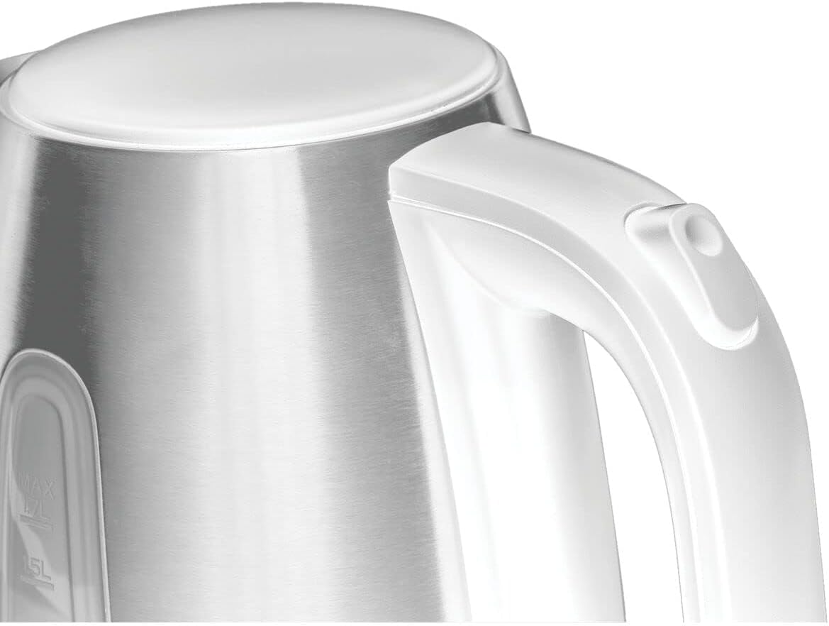 Black+Decker Concealed Coil Kettle, White, 1.7 Litres, Jc70-B5"Min 1 year manufacturer warranty"