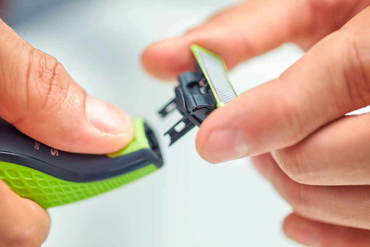 Philips Replacement Blade For Qp2520/Qp6505, Lime Green/Charcoal Grey - Qp220/51