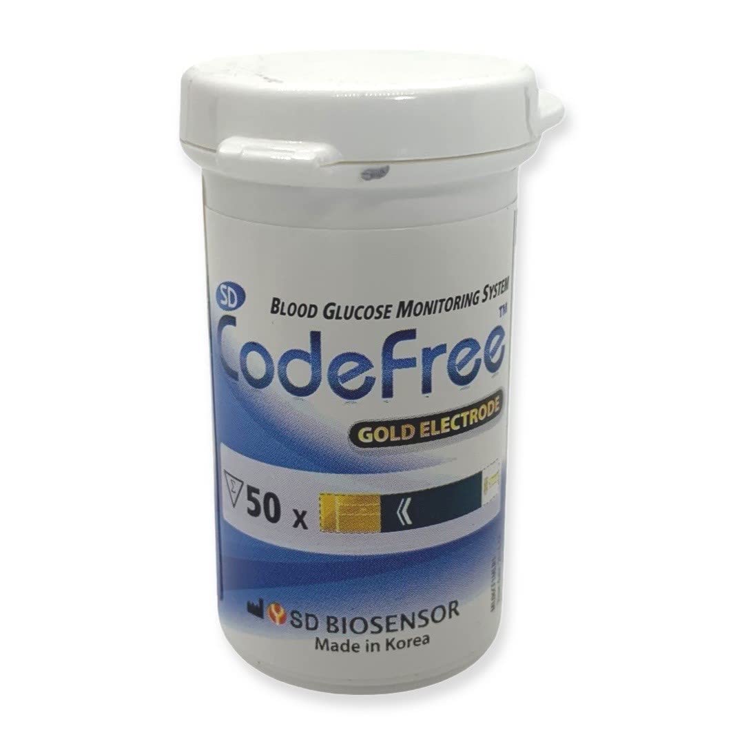 SD Biosensor 100 Strips Sd Codefree Blood Glucose Monitor/Monitoring Test/Testing Kit Replacement Strips Yes - I Have Diabetes