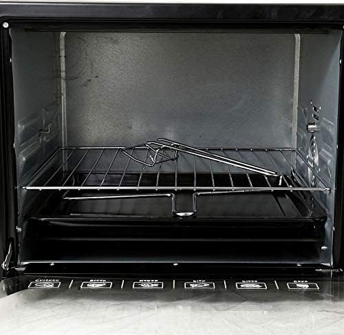 Sharp 60L 2000W Single Glass Electric Oven with Rotisserie & Convection, EO-60K-3, Black