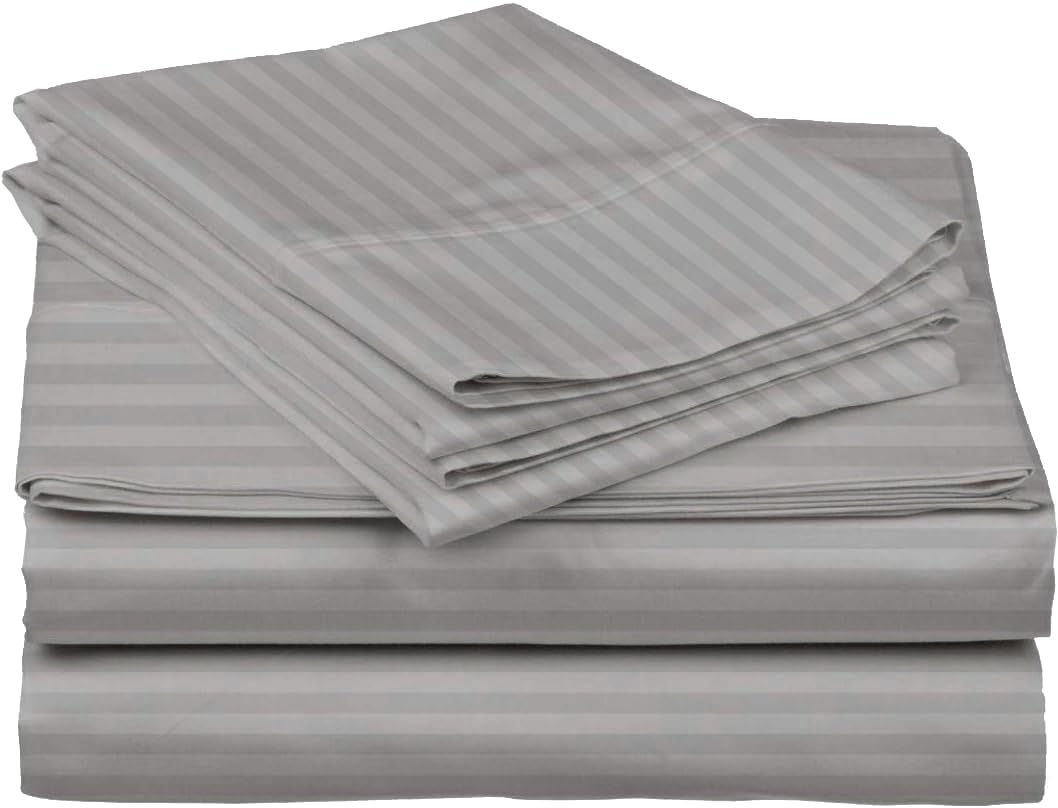 Split Top California King Sheets Split Head California King Sheets Sets for Adjustable Beds- 100% Egyptian Cotton 800TC Split Head Flex Top 18" Deep Pocket - 32" Top Split Cal-King, Light Blue Solid