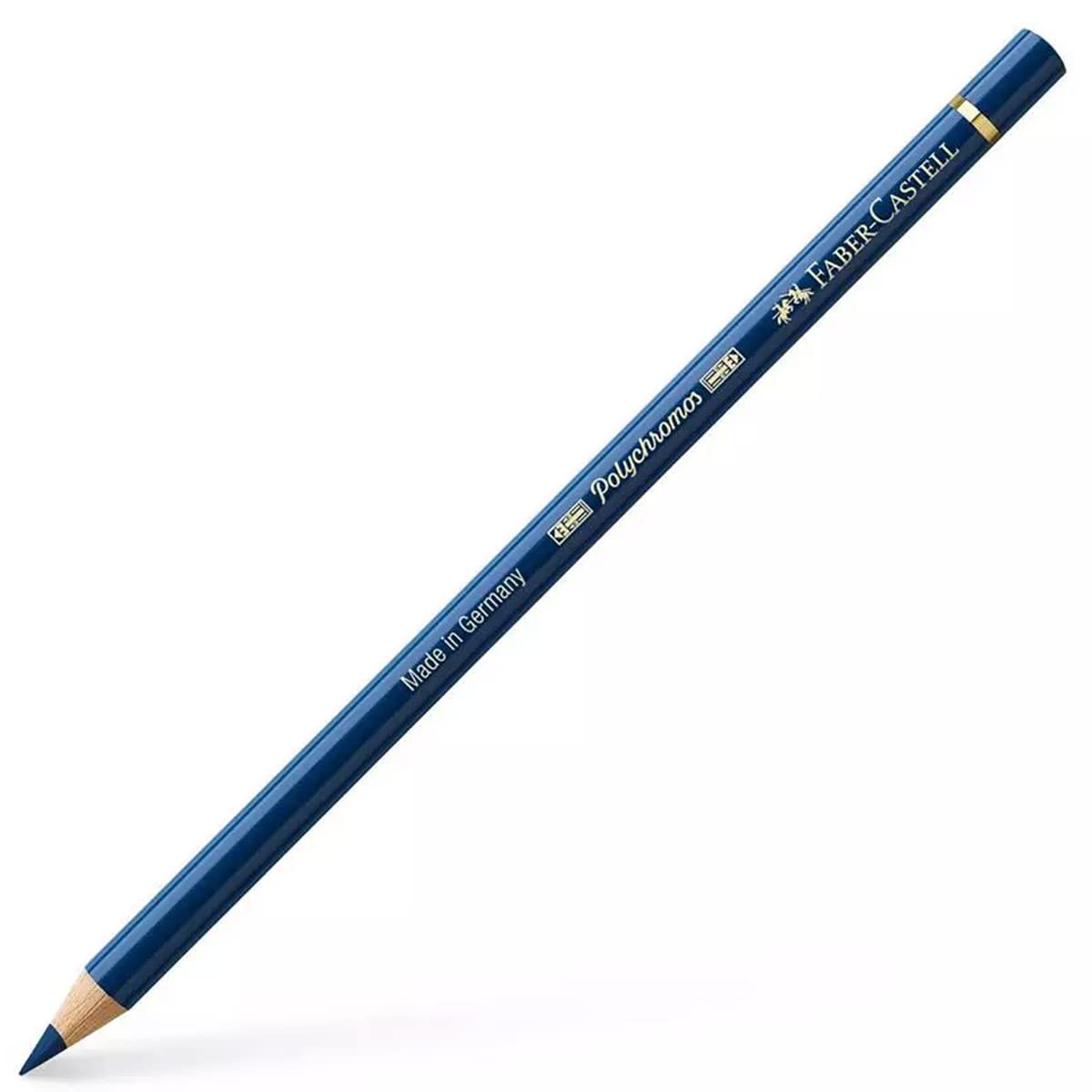 Faber-Castell Art & Graphic Polychromos Colour Pencil, (199), Black, for Art, Craft, Drawing, Sketching, Home, School, University, Colouring