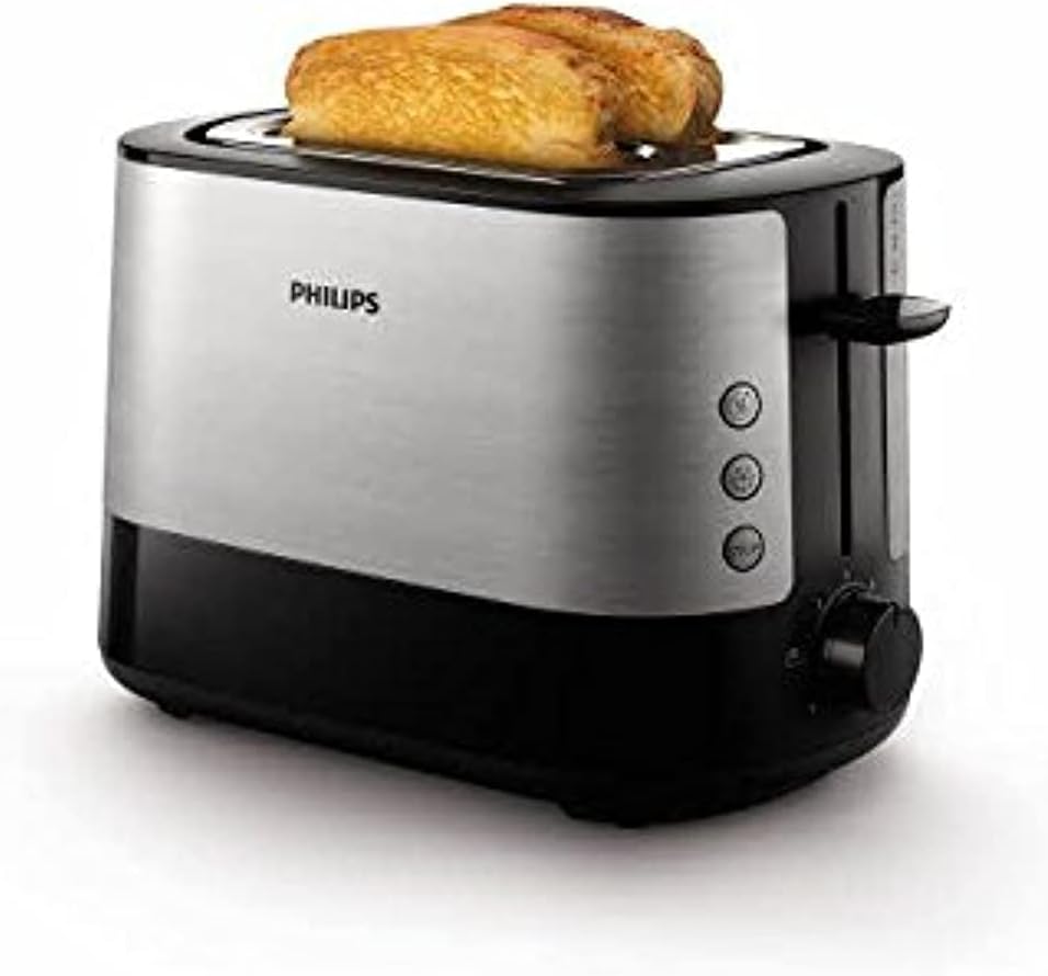 Philips Toaster Viva Collection, Extra Wide Slot,950W, reheat and defrost function, 7 settings, 2 years warranty, HD2637/91