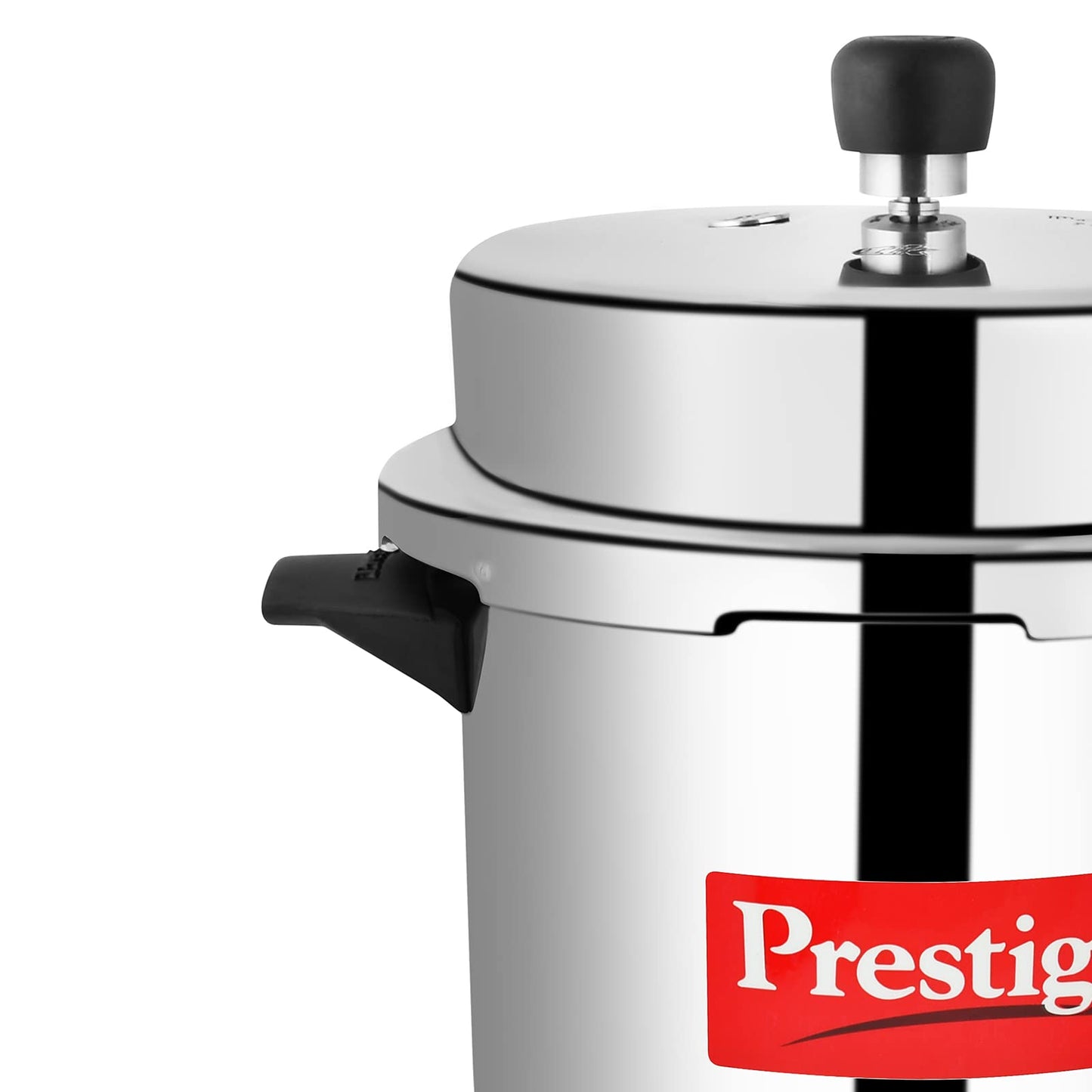 Prestige Popular Pressure Cooker | Aluminium Cooker with Lid 5 Ltr| Silver