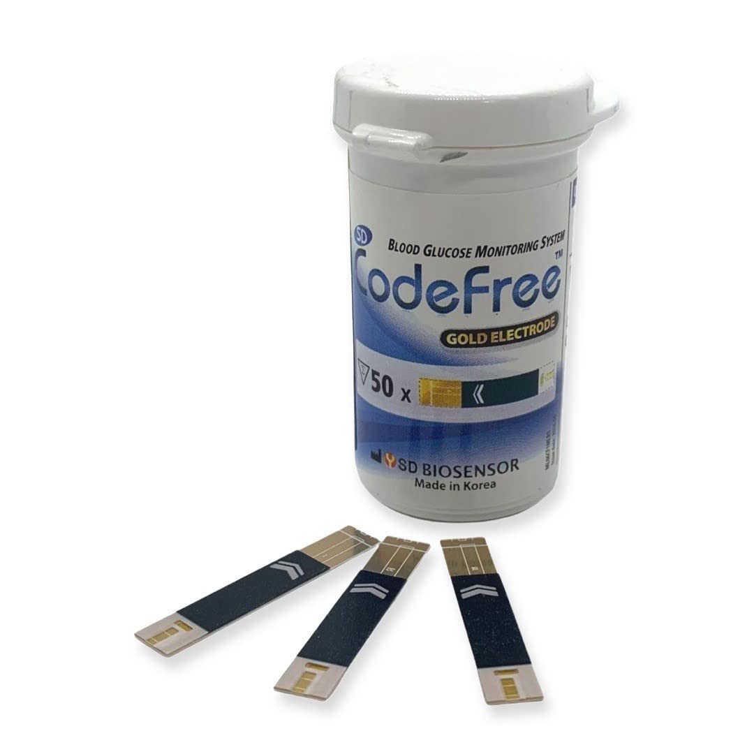 SD Biosensor 100 Strips Sd Codefree Blood Glucose Monitor/Monitoring Test/Testing Kit Replacement Strips Yes - I Have Diabetes