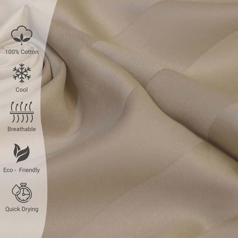 Pizuna Cotton Full Duvet Cover Set, 300 Thread Count Long Staple Cotton Sateen Weave with Button Closure (Combed Checks Luxury Red Cotton Duvet Cover Full)