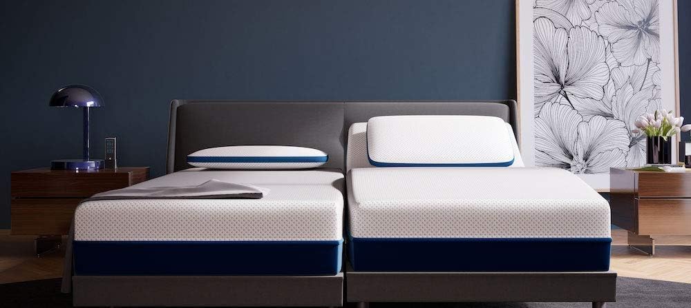 Split California King Sheet Set for Adjustable Beds - White Solid, 800 Thread Count 100% Egyptian Cotton, Sateen Weave Comfortable - 5 Piece Set, 21" Deep Pocket with All Around Elastic