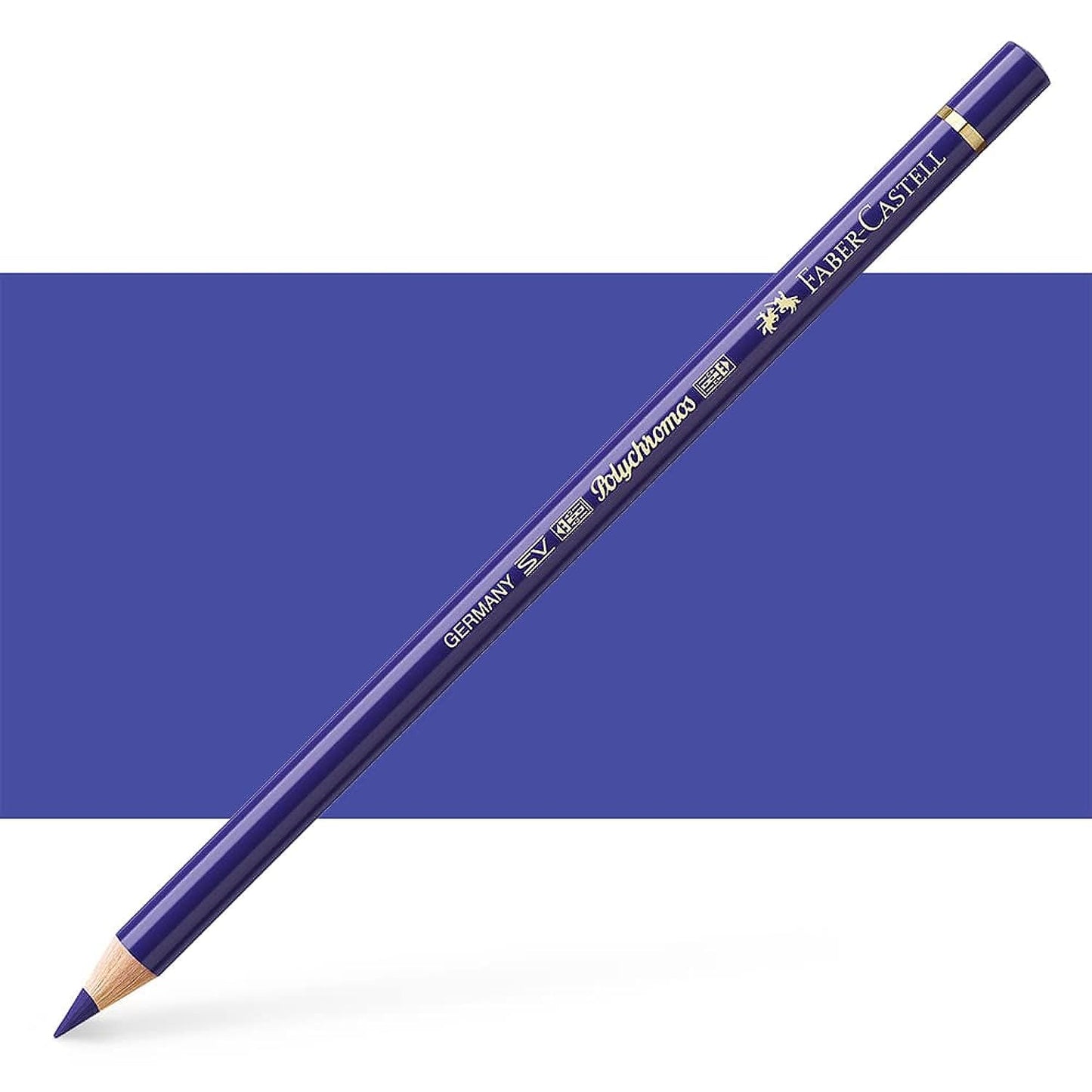 Faber-Castell Art & Graphic Polychromos Colour Pencil, (199), Black, for Art, Craft, Drawing, Sketching, Home, School, University, Colouring