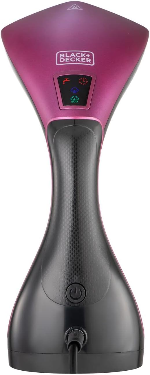 BLACK+DECKER Portable Digital Handheld Garment Steamer 1600W Black HSTD1600-B5